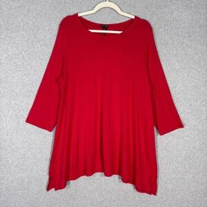 Coco Carmen Asymmetric Tunic Top Shirt‎ XXL Layered Jersey Lagenlook Artsy Lagom